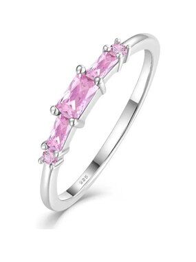 925  Sterling Silver Wedding Band for Women - Personalized 5 Created Rings